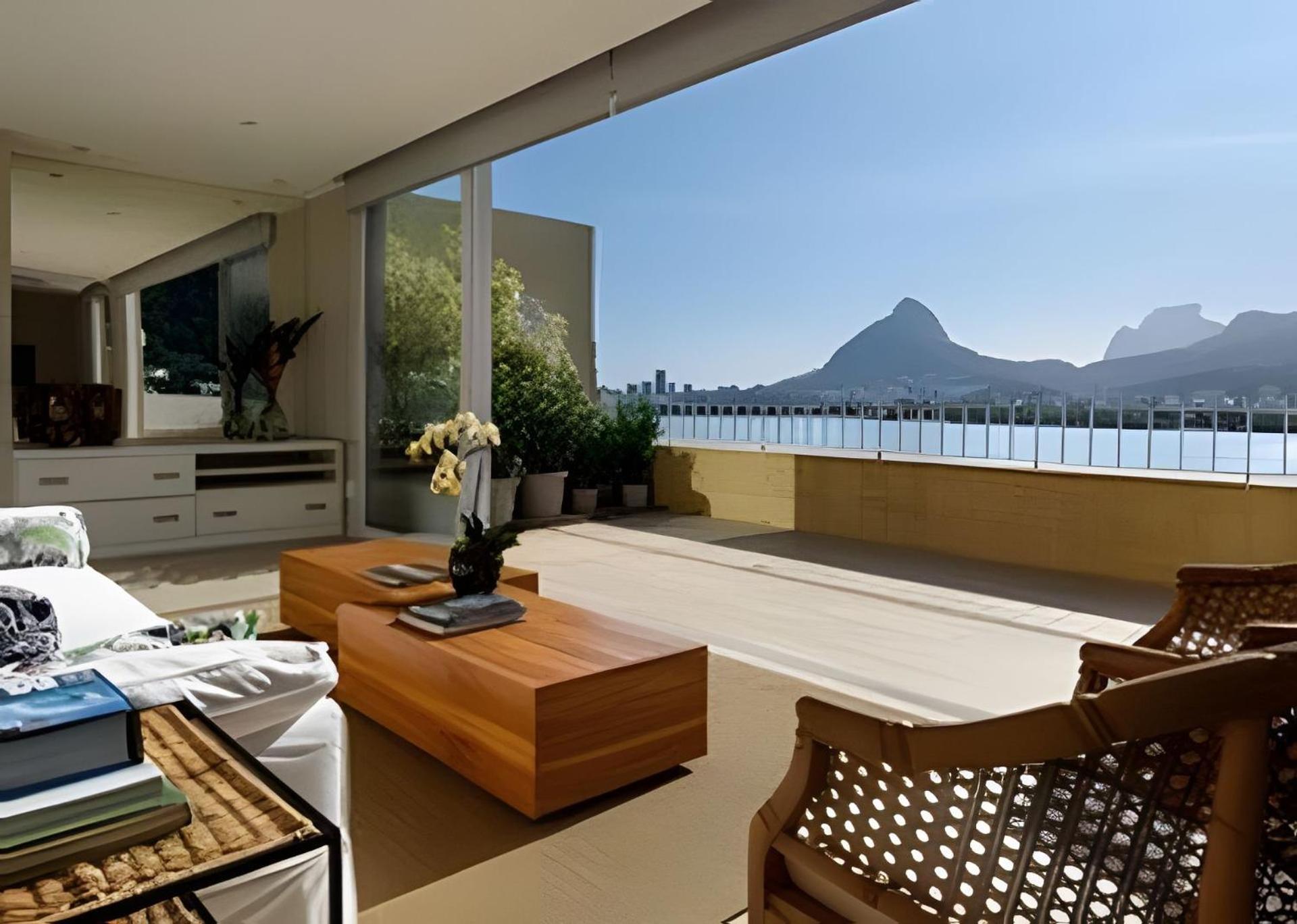 Cobertura Linear Lagoa Rodrigo De Freitas Vista Espetacular Rio de Janeiro